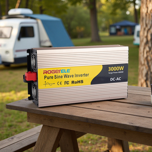 Inversores de Corriente de 12V 24V 48V DC a 110V 120V 220V 230V AC, <span class=keywords><strong>Inversor</strong></span> de Onda Sinusoidal Pura de 3KW <span class=keywords><strong>3000W</strong></span> - Product Image 1