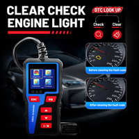 Nuevo escáner automático AT300 OBDII y EOBD, Analizador de diagnóstico de coche de energía eléctrica con idioma inglés, compatible con código de error OBD II