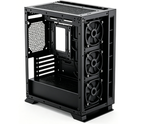Boîtier PC Gaming ATX Mid-Tower Personnalisé avec 3 Ventilateurs Préinstallés, Châssis d'Ordinateur à Haut Débit d'Air OEM/ODM pour Commandes en Gros - Product Image 1