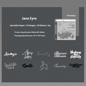 Pack 20 Collage Vintage Européen Manuscrit Creux Série Bloc-Notes Magnétique Décoration de Fond Collection Matériel Anglais - Product Image 5