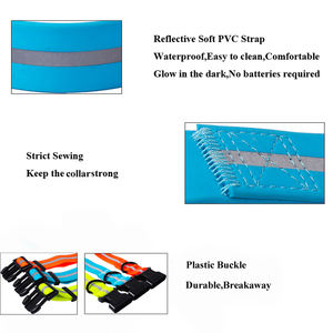 Collier de chien en Silicone souple avec animaux, fournitures pour animaux domestiques, à dégagement rapide, étanche, de jour, pour hello chien, ensemble réfléchissant - Product Image 5