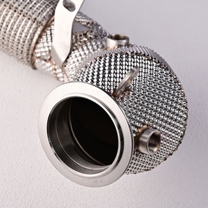 Collecteur d'échappement haute performance pour BMW M550i M850i G14 G15 G16 G11 G12 2020+ 4.4T N63 avec bouclier thermique - Product Image 2