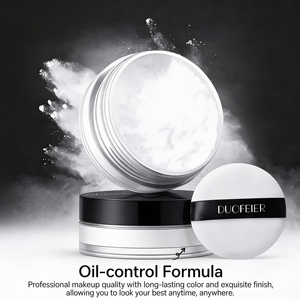 Iluminador en <span class=keywords><strong>Polvo</strong></span> Suelto, Maquillaje, Control de Grasa, Larga Duración, Resistente a las Manchas, <span class=keywords><strong>Polvo</strong></span> Fijador con Efecto Difuminado, Acabado Natural, Piel Grasa - Product Image 1