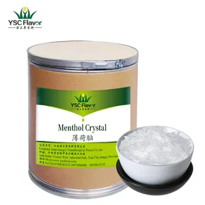 Mentol Crystal CAS 2216 51 5 Levomenthol HYPER Industrial Food Tanaman Tobaccour Tipe L-mentol