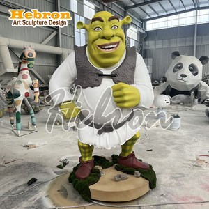 Figura <span class=keywords><strong>de</strong></span> Anime Personalizada <span class=keywords><strong>de</strong></span> Tamaño Real, Estatua <span class=keywords><strong>de</strong></span> <span class=keywords><strong>Shrek</strong></span> <span class=keywords><strong>de</strong></span> Resina <span class=keywords><strong>de</strong></span> Fibra <span class=keywords><strong>de</strong></span> Vidrio, Hecha a Mano y Pintada a Mano, Decoración para Halloween, Navidad, Pascua y <span class=keywords><strong>Año</strong></span> Nuevo - Product Image 1