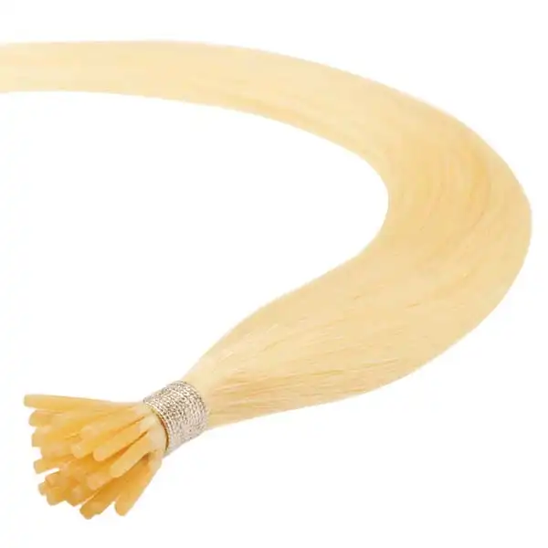 Capelli ricci 160g 12A cheratina I punta Stick allungamento a freddo per capelli a doppia trama disegnata capelli umani indiani Remy