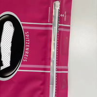Sachet alimentaire personnalisé imprimé avec fermeture éclair coulissante, résistant à l'humidité, en PET laminé VMPET PE, à fond carré, type stand-up