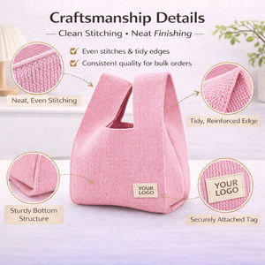 กระเป๋าถือสานโครเชต์สำหรับผู้หญิง ลดราคาสุดฮอต เหมาะสำหรับไปเที่ยวทะเล ช้อปปิ้ง ดีไซน์ทันสมัย ขายส่งมีจำหน่าย - Product Image 3