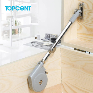 TOPCENT Tige de pression à gaz hydraulique pliable pour porte de placard, porte de meuble, porte de garde-robe, à arrêt aléatoire - Product Image 3