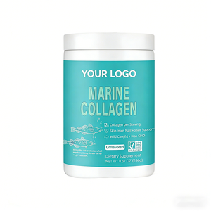 Natürliches Marines Kollagen-Peptid-Pulver Unterstützt Haut-, Haar-, Nagel- und Gelenkgesundheit GMP-Zertifiziert Geschmacksneutral 246g - Product Image 1