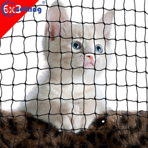 Tamaños personalizados Red reforzada <span class=keywords><strong>de</strong></span> acero <span class=keywords><strong>para</strong></span> <span class=keywords><strong>gatos</strong></span> <span class=keywords><strong>de</strong></span> color negro Pantalla duradera a prueba <span class=keywords><strong>de</strong></span> <span class=keywords><strong>gatos</strong></span> Red <span class=keywords><strong>para</strong></span> mascotas - Product Image 1