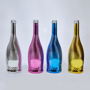 גלוון כרום כסף זהב כחול ירוק צבע וודקה שמפניה רוחות משקאות ג 'ין זכוכית Bottle750ml - Product Image 2