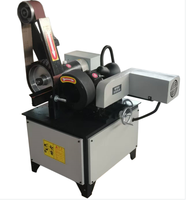 Mini polisseuse de bureau à bande abrasive pour le ponçage de surface externe des tuyaux en acier inoxydable