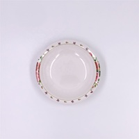 Assiettes creuses en mélamine de 9 pouces, écologiques, en plastique, pour dîner et salade, avec design personnalisé, vente en gros