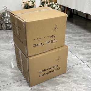 Matériel hôtelier commercial : Réchaud de buffet circulaire en verre résistant à la chaleur, 2,5 L, <span class=keywords><strong>avec</strong></span> couvercle, chauffé à l'alcool, argenté - Product Image 5