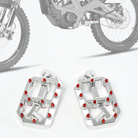 Repose-pieds en aluminium CNC pour Sur-Ron Ultra Bee Light Bee X LBX Wide, antidérapants, haute performance, pour moto électrique tout-terrain.