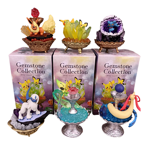 Venta al por Mayor, 6 Piezas/Juego, Lindas Figuras de <span class=keywords><strong>Anime</strong></span> de Pikachu y Eevee, Mini Juguetes de Bolsillo, Monstruos de Gemas, Pokémon, Versión China, Caja Misteriosa Sorpresa - Product Image 1
