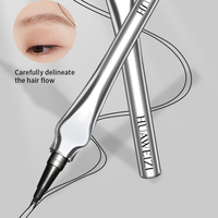 Stylo à sourcils naturel avec logo personnalisé en gros Crayon à sourcils étanche en grande quantité à double pointe de fourche