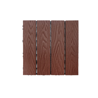 Renovation de balcon et de terrasse extérieure en DIY : dalles de terrasse en WPC (composite bois-plastique) imperméables et emboîtables
