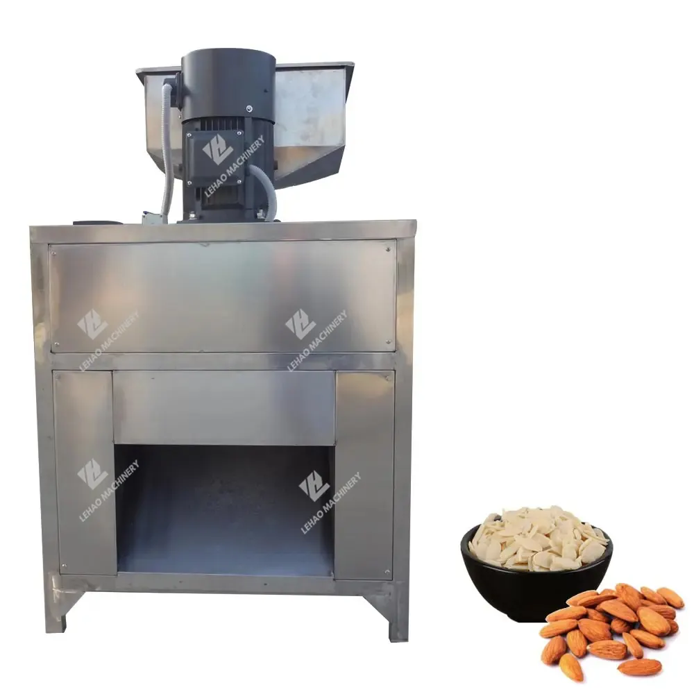 100-200 kg/h machine de découpe d'amandes d'arachide machine à trancher les noisettes coupe-tranche de noisette camadamia