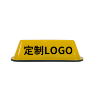 Luz LED magnética para techo de Taxi, lámpara de señal superior de Taxi impermeable ABS con Kit de tablero brillante para cabina
