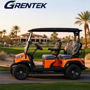 Carrito de Golf Eléctrico para 4 Pasajeros, Todoterreno, con Pantalla Grande HD y Audio - Product Image 1