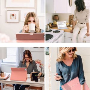 Syx 2018 sáu thế hệ ipad 9.7 Pro Nhiều màu TPU bìa sau & vỏ phẳng da tay áo Ba bên Stick trường hợp máy tính bảng - Product Image 3