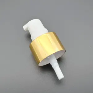 24/410 24mm luxury gold silver pompa per il trattamento dell'alluminio pompa per lozione per crema cosmetica pompa per dispenser di siero per essenza
