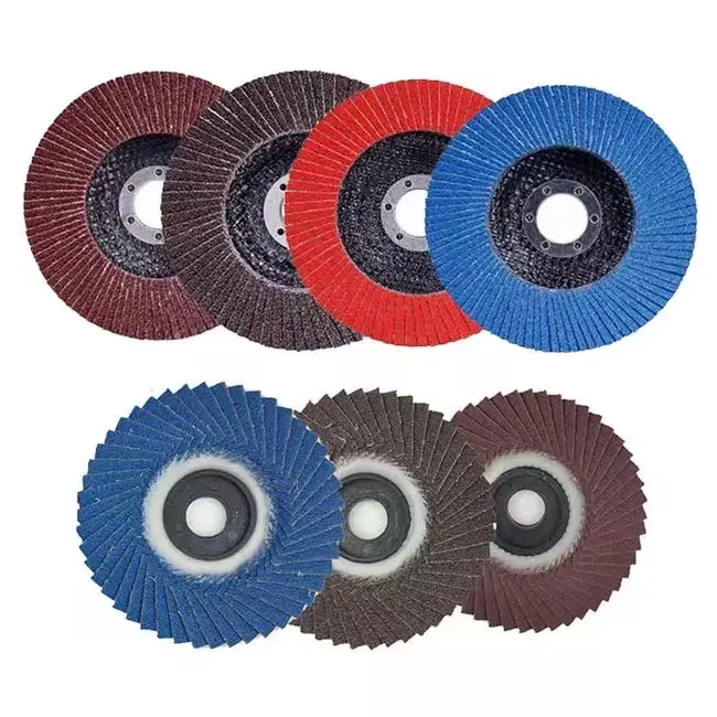 115mm warna biru Jerman dan Zirconia kualitas Flap Disc pengamplasan Disc