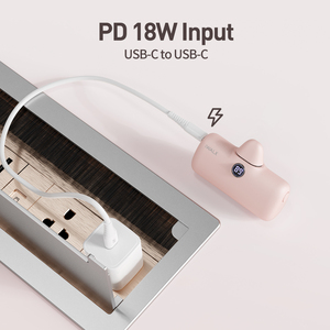 Tech Gift Pantalla digital Carga rápida Banco de energía pequeño inalámbrico para fechas Picnics Viajes cortos Vuelos y hacer llamadas telefónicas - Product Image 4