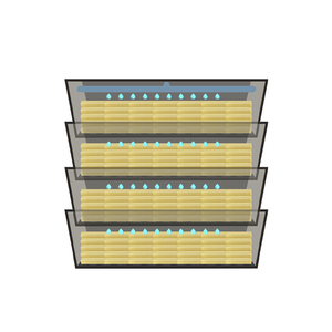 ตู้ปลา Qlozone พร้อมระบบกรองน้ำแบบบาคกี้ ชั้นกรองน้ำสำหรับสวน <span class=keywords><strong>บ่อ</strong></span>ปลาคาร์ฟ  พร้อมตัวกรองแบคทีเรียแบบทาวเวอร์ สำหรับบำบัดน้ำ - Product Image 2