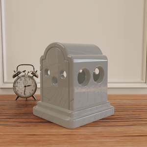 Diseño personalizado pecera accesorios decorativos cerámica agujero redondo lápida en forma de camarón Motel Cichlid Pleco peces cueva refugios - Product Image 5