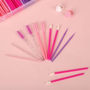 Brosse à cils spirale colorée mini portable jetable, brosse à tige solide, peigne à sourcils, outil de maquillage beauté - Product Image 3