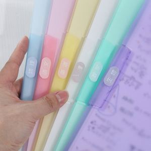 New A4 Rotating Ring Binder PP Clip <b>File</b> <b>Folder</b> Rotary Side Open Fresh Color Universal Document Sorting Storage Padfolio <b>Folder</b> - Product Image 3