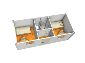 Fabricante Fornecedor prefab granny flat pack house 40 ft preços pré-fabricados flat pack container casa frete grátis para venda