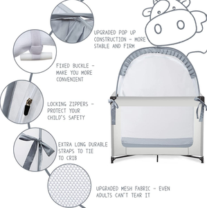<span class=keywords><strong>Moustiquaire</strong></span> conique pliable en nylon pour berceau de bébé, avec couverture intégrale, pour usage domestique, tente de <span class=keywords><strong>lit</strong></span> pour nouveau-né et nourrisson - Product Image 1