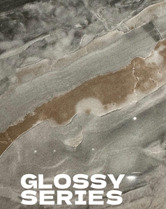 Lastra Grande in Pietra Artificiale Sinterizzata per Interni ed Esterni, Porcellana 3D Moderna Marrone <span class=keywords><strong>Venezia</strong></span> per Pareti e Top Cucina - Product Image 3