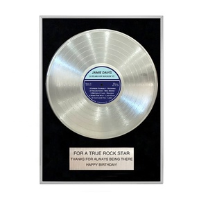 Plaque personnalisée or argent noir tenture murale cadre en aluminium affiche or <span class=keywords><strong>platine</strong></span> cadre pour disque <span class=keywords><strong>vinyle</strong></span> - Product Image 5