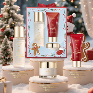 MULAN Edición Limitada Christmas Skincare Gift Set <span class=keywords><strong>Sweet</strong></span> Almond Vanilla Gourmand Skin <span class=keywords><strong>Care</strong></span> Collection - Product Image 1