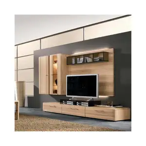 Rectangular Mdf Material Living Room Furniture TV Console Stand