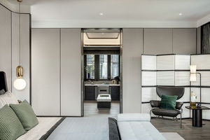 Ensembles de <span class=keywords><strong>chambre</strong></span> à coucher modernes en bois massif sur mesure Meubles haut de gamme Appartements villas 5 étoiles Shine comprenant un salon Chambres <span class=keywords><strong>d</strong></span>'<span class=keywords><strong>hôtes</strong></span> - Product Image 3
