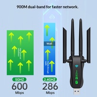 Adaptateur Récepteur WiFi6 pour Carte Réseau Sans Fil, Sans Pilote, Double Fréquence 5G, USB Plug and Play, En Stock