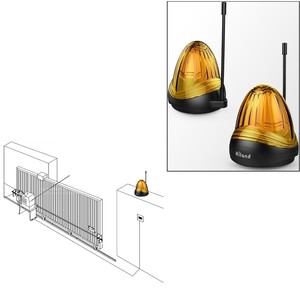 Livolo — ouvre-porte F6000 couleur ambre, lampe clignotante, alarme, vente en gros, usine - Product Image 5