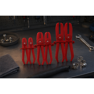 Jeu de pinces en plastique pour conduites de carburant, outil de démontage de colliers de serrage robustes pour la réparation automobile - Product Image 3