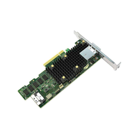 Broadcom MegaRaid 9580-8i8e tarjeta Raid 8 + 8 = 16 puertos SCSI SAS/SATA/Nvme controlador de almacenamiento de servidor PCIE interno/externo