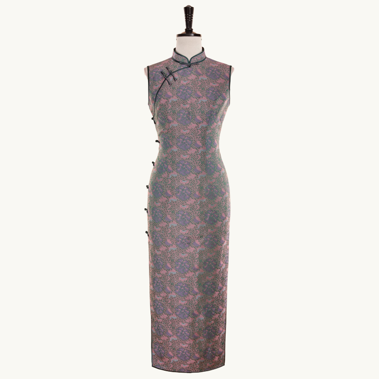 Original Design Slinky Sleeveless Tight Versatile Silk Color Block Slim Fit  Chinese Traditional Cheongsam Dress for Women| Alibaba.com