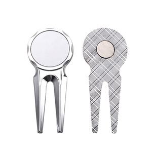 Logotipo personalizado Golf Divot herramienta sublimación Metal Golf pelota marcador DIY diseño regalo de Navidad para <span class=keywords><strong>padre</strong></span>/<span class=keywords><strong>abuelo</strong></span> - Product Image 1