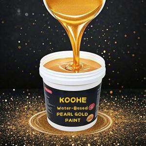 थोक पर्यावरण अनुकूल मौसम प्रतिरोधी एपॉक्सी बाहरी दीवार निर्माण सोने पेंट तरल कोटिंग स्प्रे फर्नीचर पेंट - Product Image 2