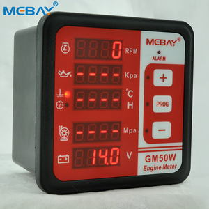 Gm50w Máy bơm nước động cơ đồng hồ đo động cơ + áp lực nước bơm + Điện áp pin + giờ + Chức năng bảo vệ - Product Image 2