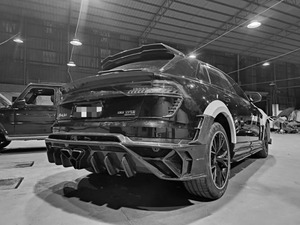 ชุดตัวรถสปอยเลอร์หลังคาด้านหลังกระโปรงข้างสำหรับรถ <span class=keywords><strong>Audi</strong></span> Q8 Rsq8สไตล์แห้งคาร์บอนไฟเบอร์สไตล์ M - Product Image 5